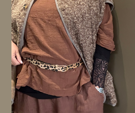 Only Carmakoma - Carromy leopard bælte