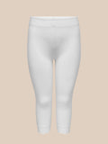 Lækker jersey leggings til plus size kvinder, som ønsker et smart look under kjolen eller tunikaen. De har blonde forneden, hvilket gør dem feminine. 
