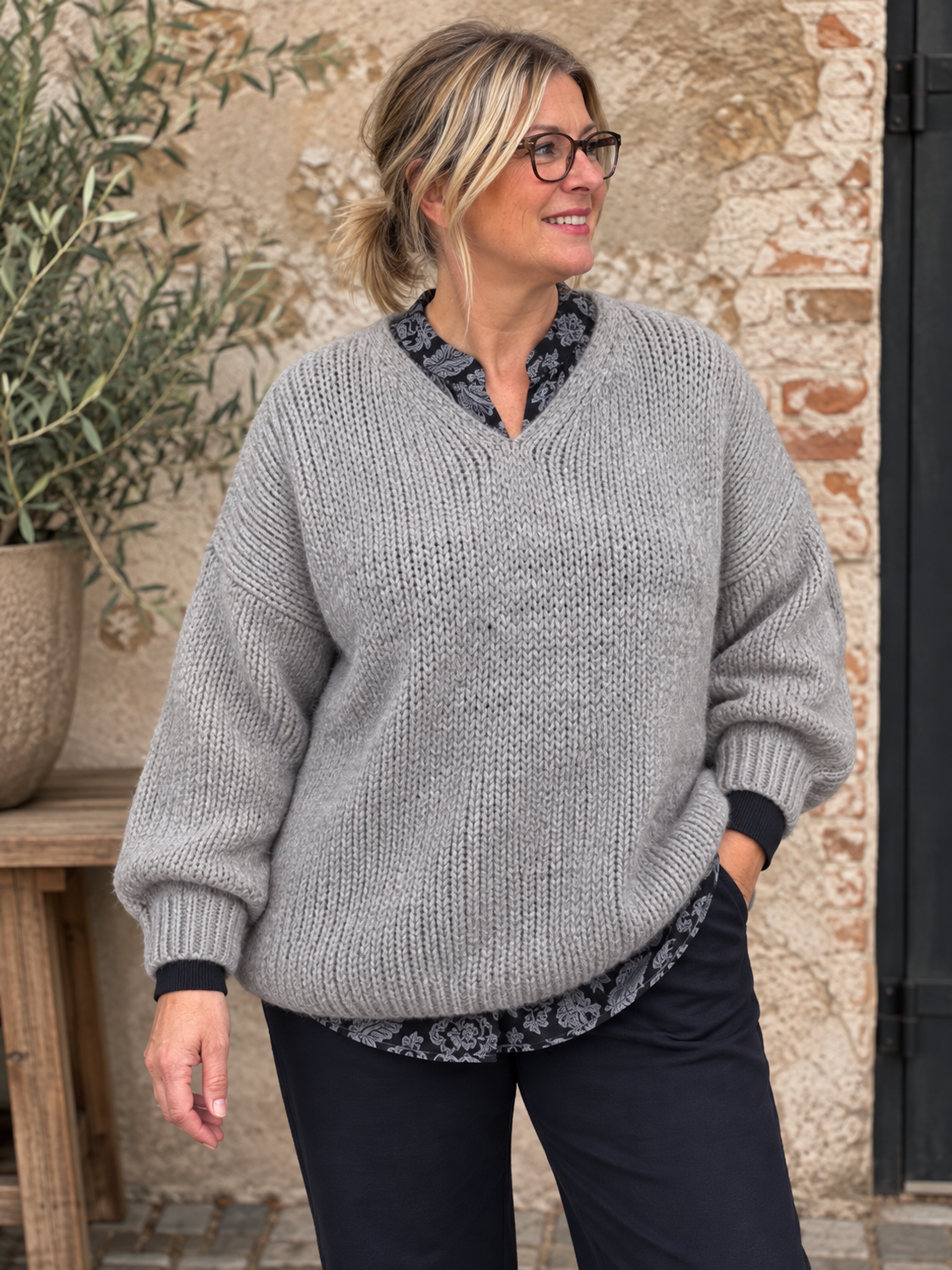 Sigensgaard - Anna plussize strik
