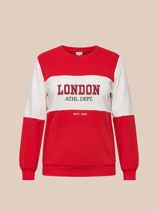 Smart sweatshirt i lækker kvalitet. Den har en god længde og pasform.