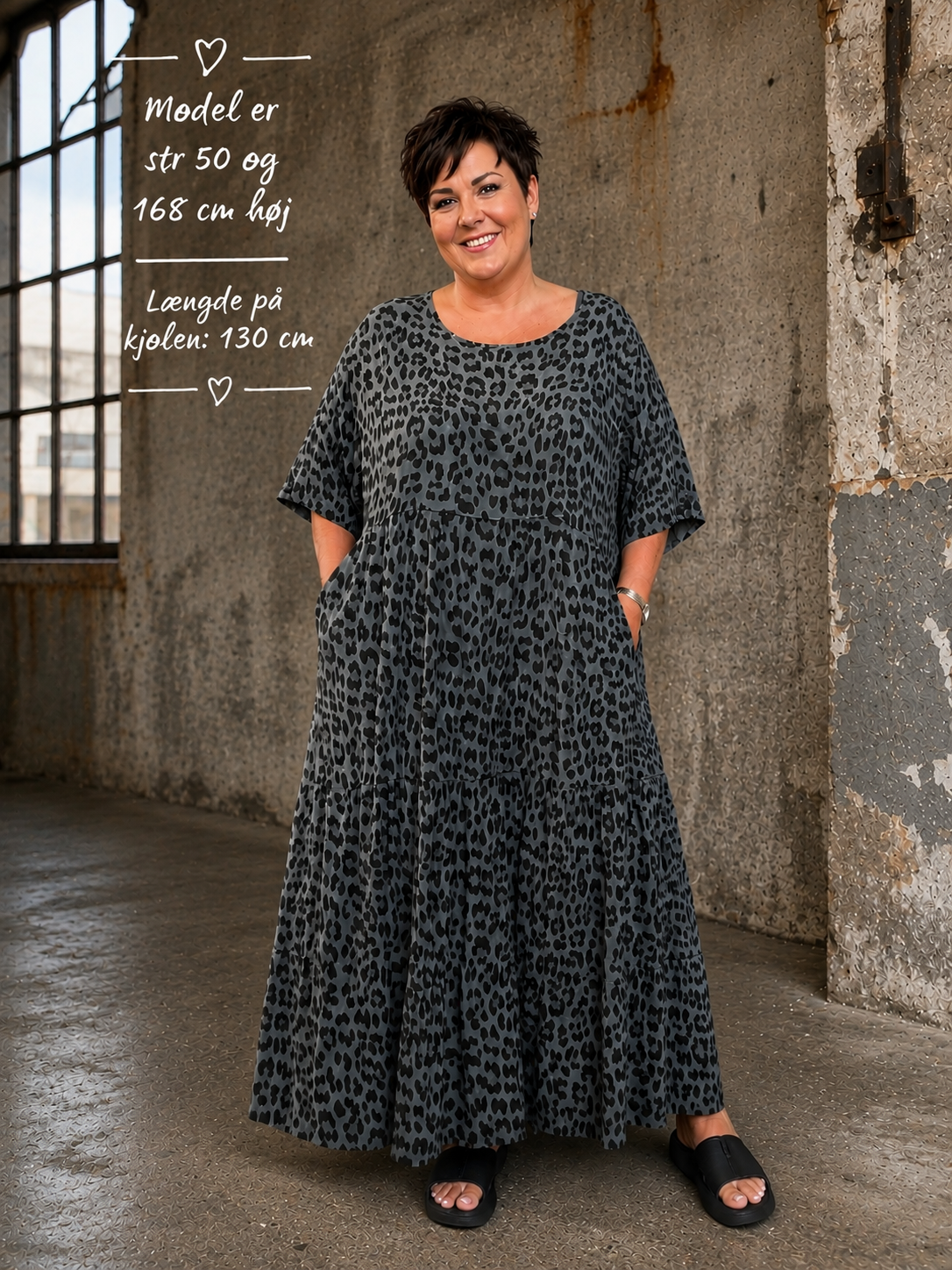 Sigensgaard - Lolli kjolen (Leopard) Plussize