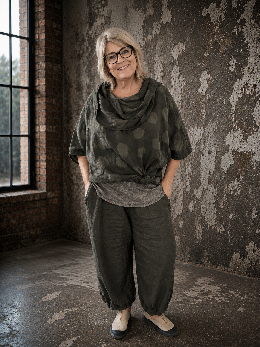 Sigensgaard - Hilda hør tunika Plussize