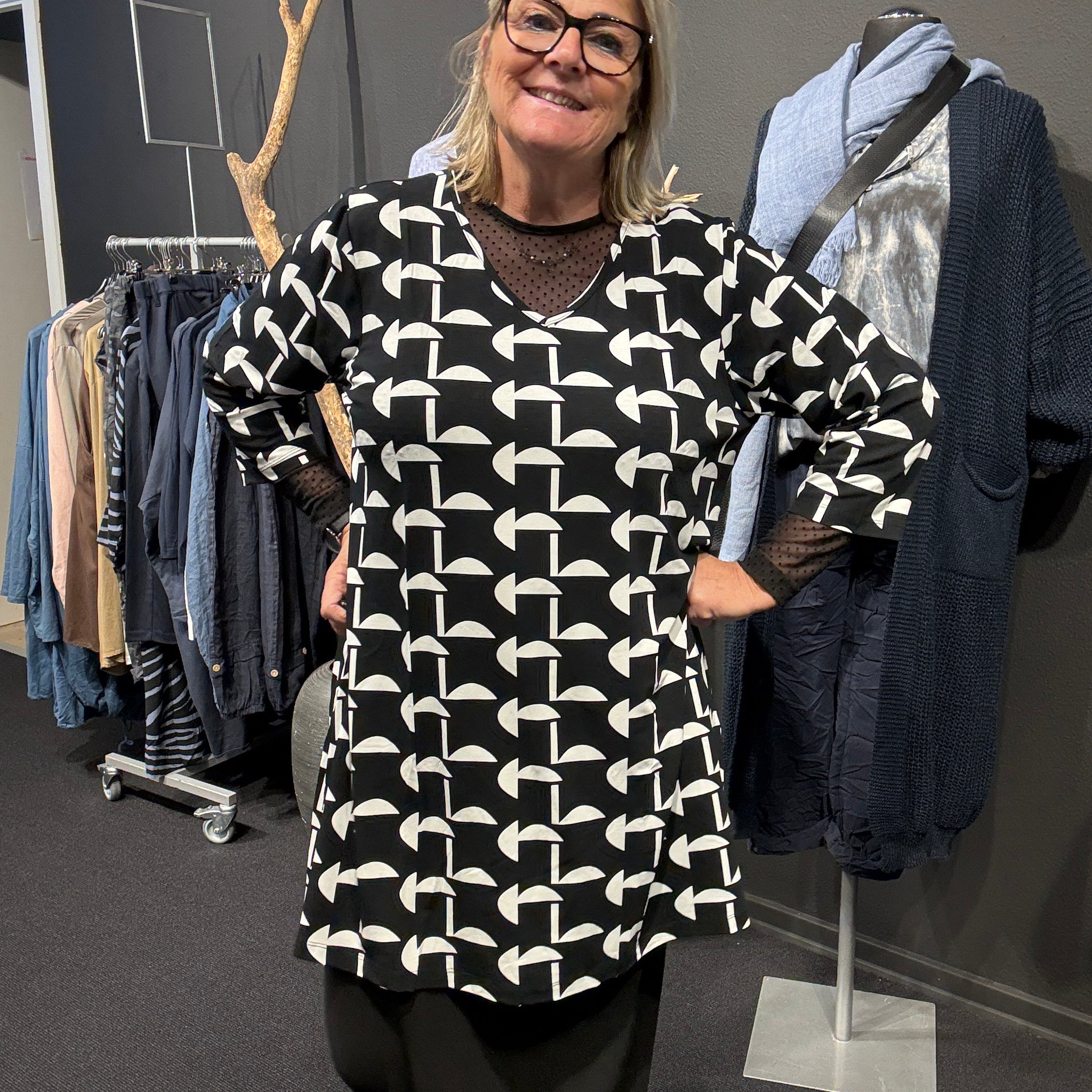 ditte viskose bluse fra Sandgaard