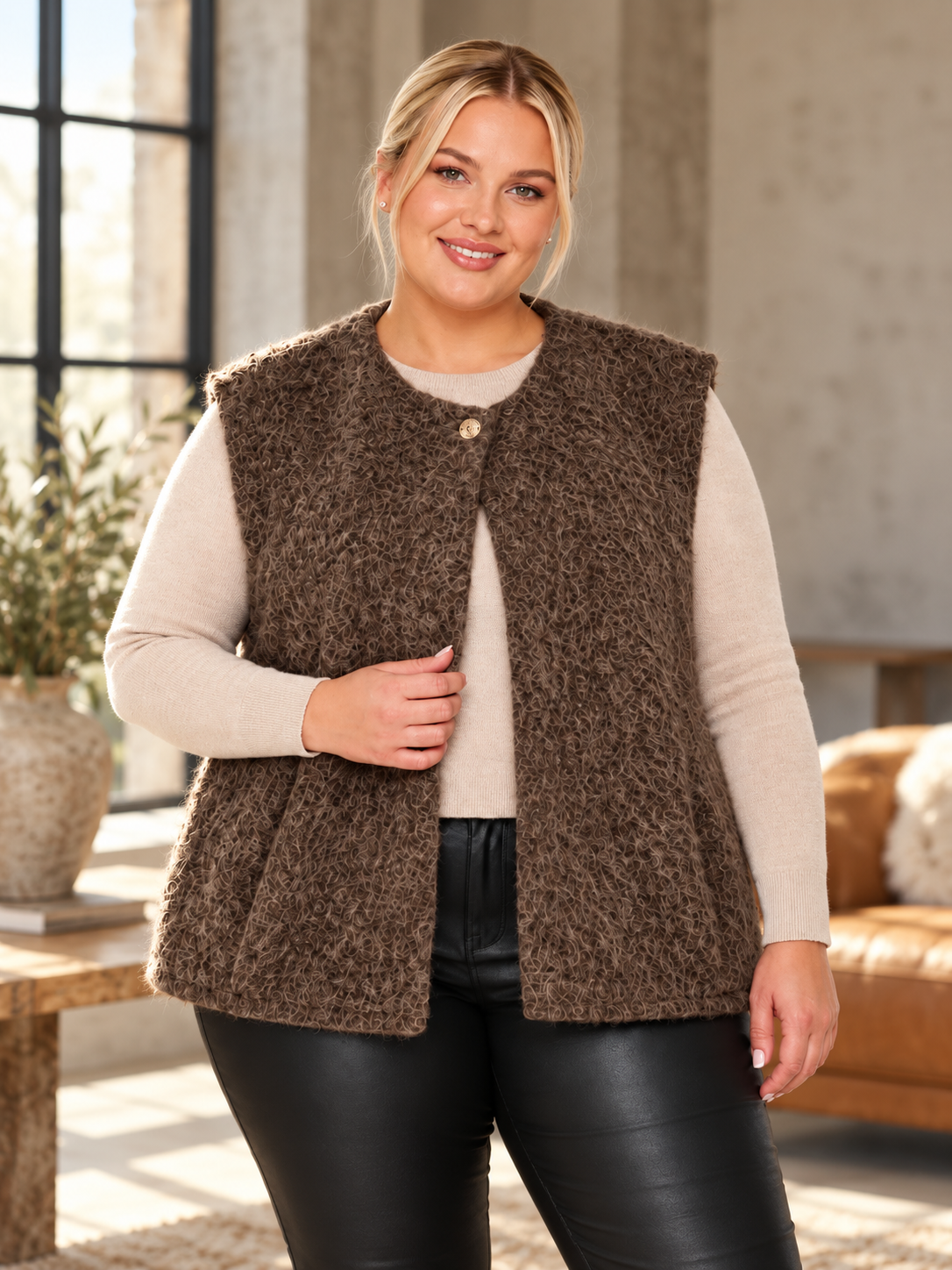 Sigensgaard - Anna Bell plussize vest