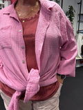 Ella skjorte i ble kvalitet som er lækker blød og let plussize skjorte som også er fin som en løs jakke sigensgaard.dk 