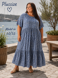 Denne smukke kjole er samme gode facon som vores Lolli kjole. Denne model er bare med blomster-print i stedet. 

Billedet er AI-genereret for at vise kjolen på et menneske.
