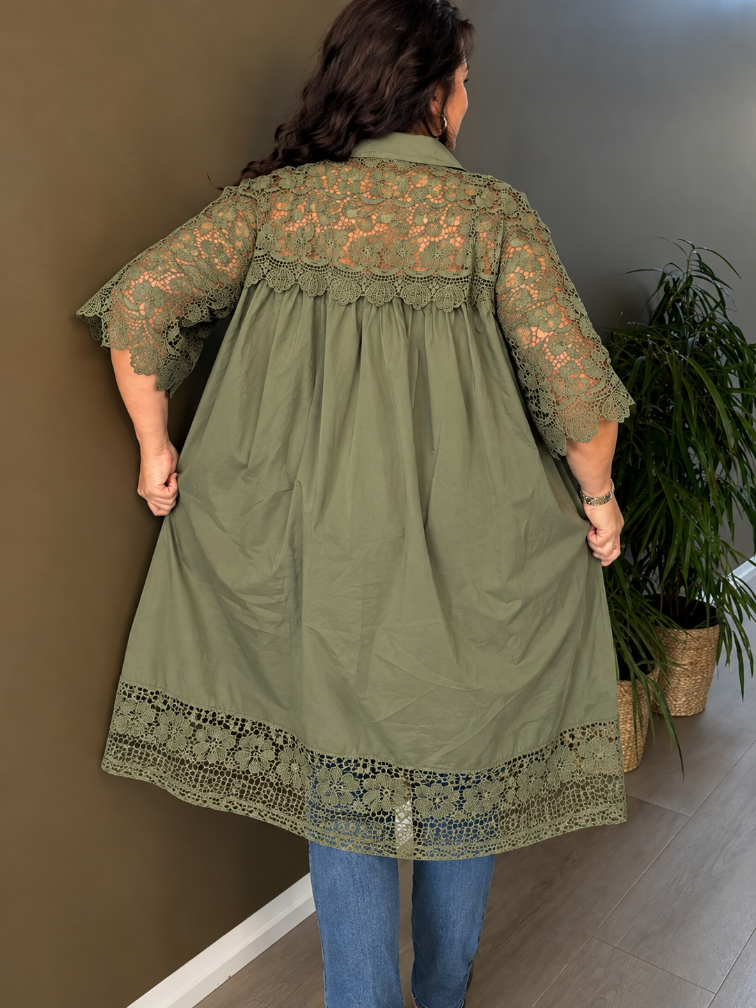 Freja plussize kjole