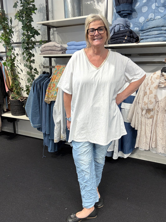 rummelig tshirt som er til pluspigen fra sigensgaard.dk
