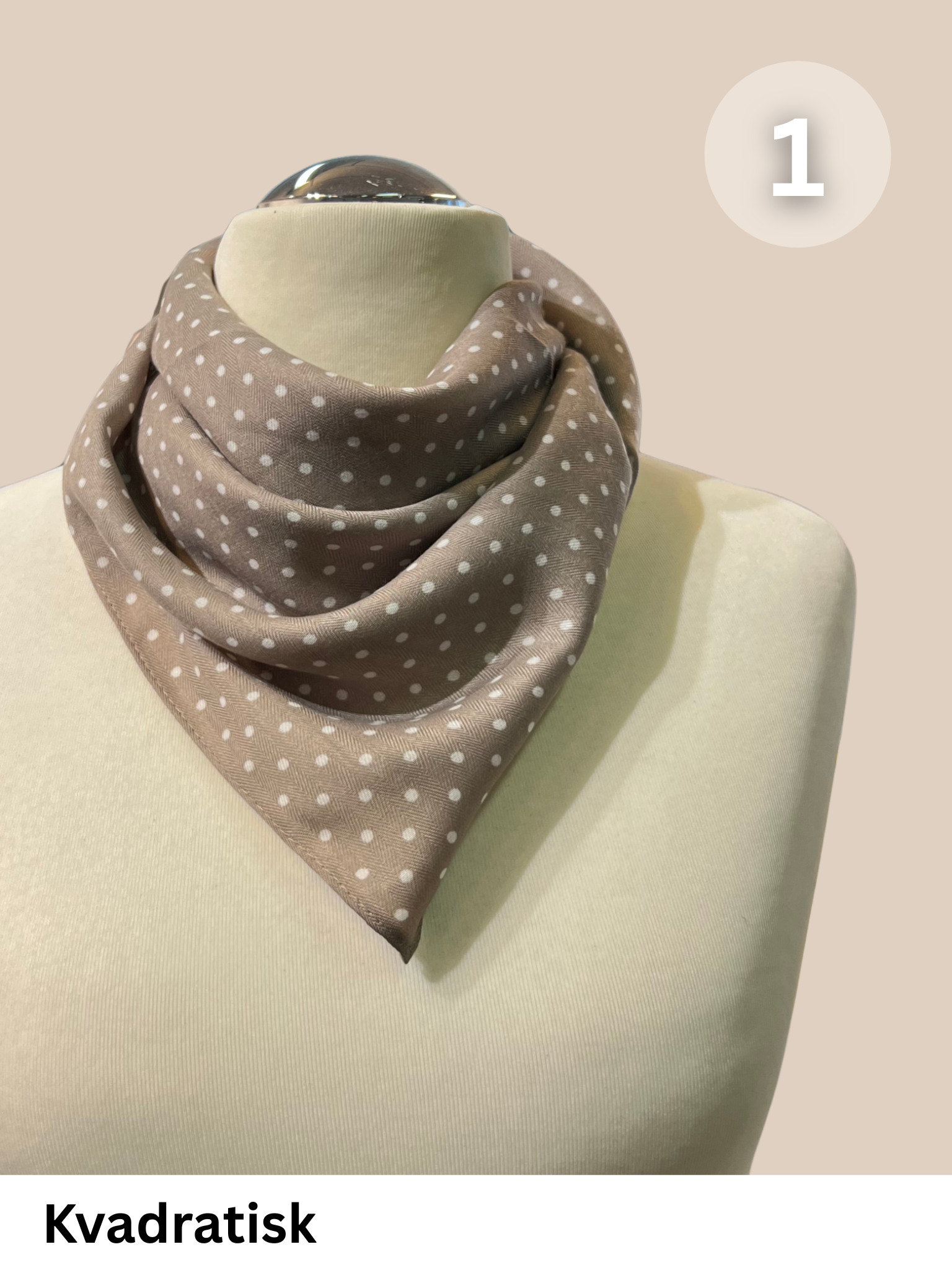 Smart viskose tørklæde som er perfekt til at give dit sæt lidt ekstra pynt.