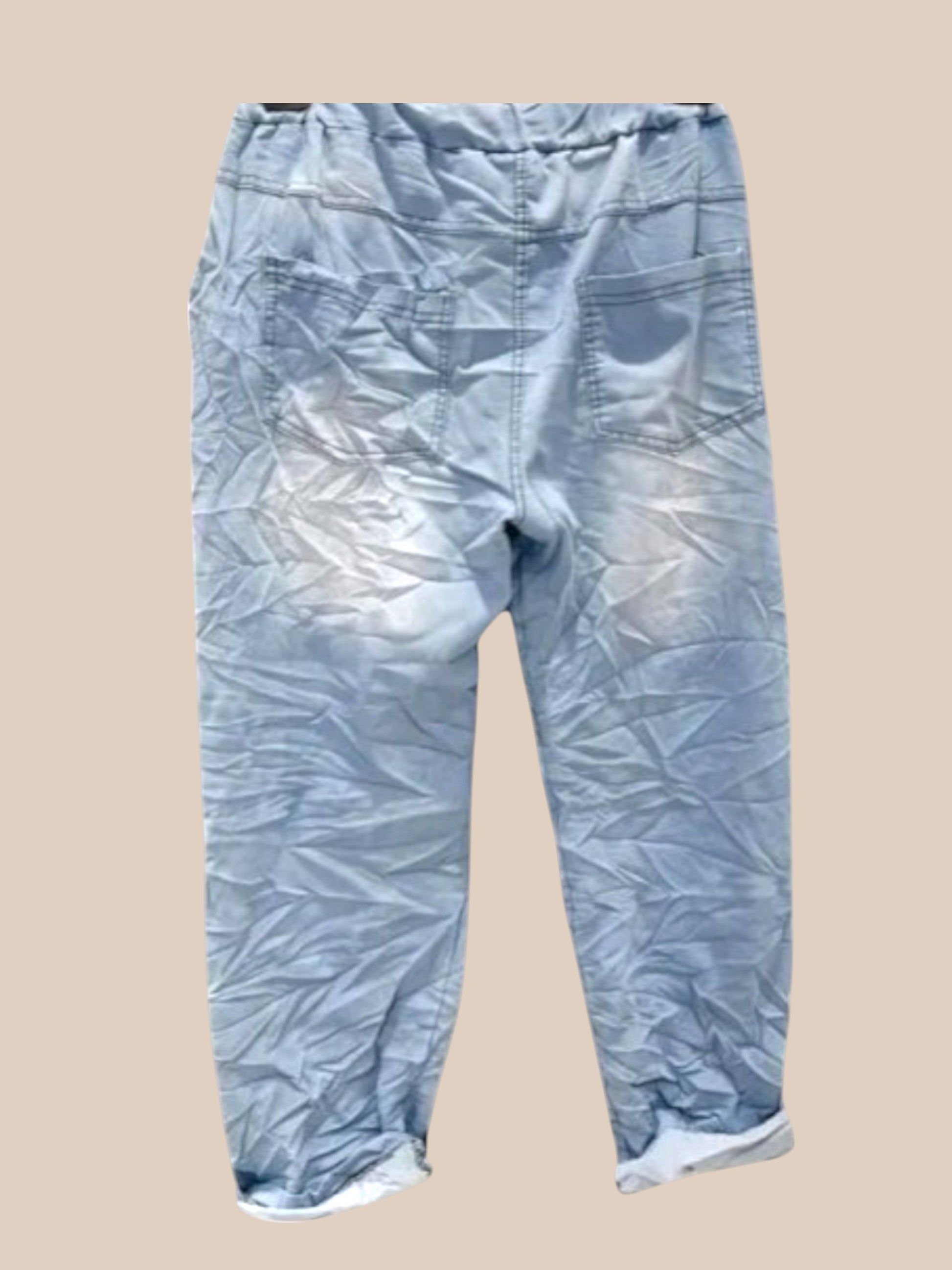 lolli bløde jeans i en afslappet kvalitet og facon plussize hos Sigensgaard.dk