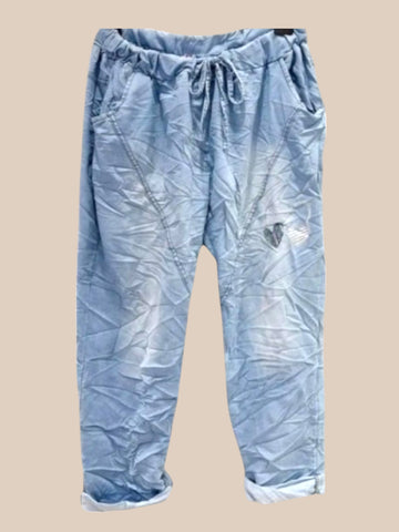 lolli bløde jeans i en afslappet kvalitet og facon plussize hos Sigensgaard.dk