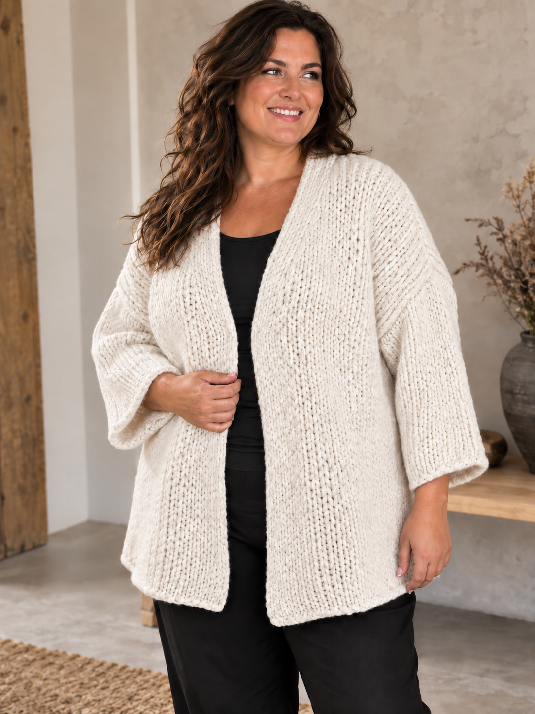 Sigensgaard - Kuba Plussize Strik Cardigan