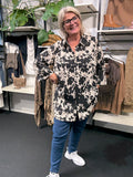 sweatshirt med en snyde krave under let at bruge da man ikke skal have noget under plussize fra Sigensgaard.dk