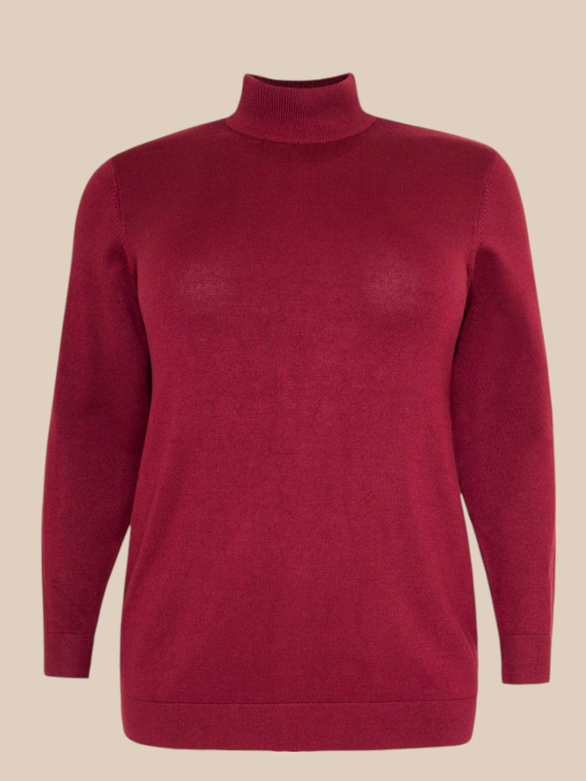 Frea strik pullover med turtel neck fåes i 3 forskellig farver,facon er rummelig. 