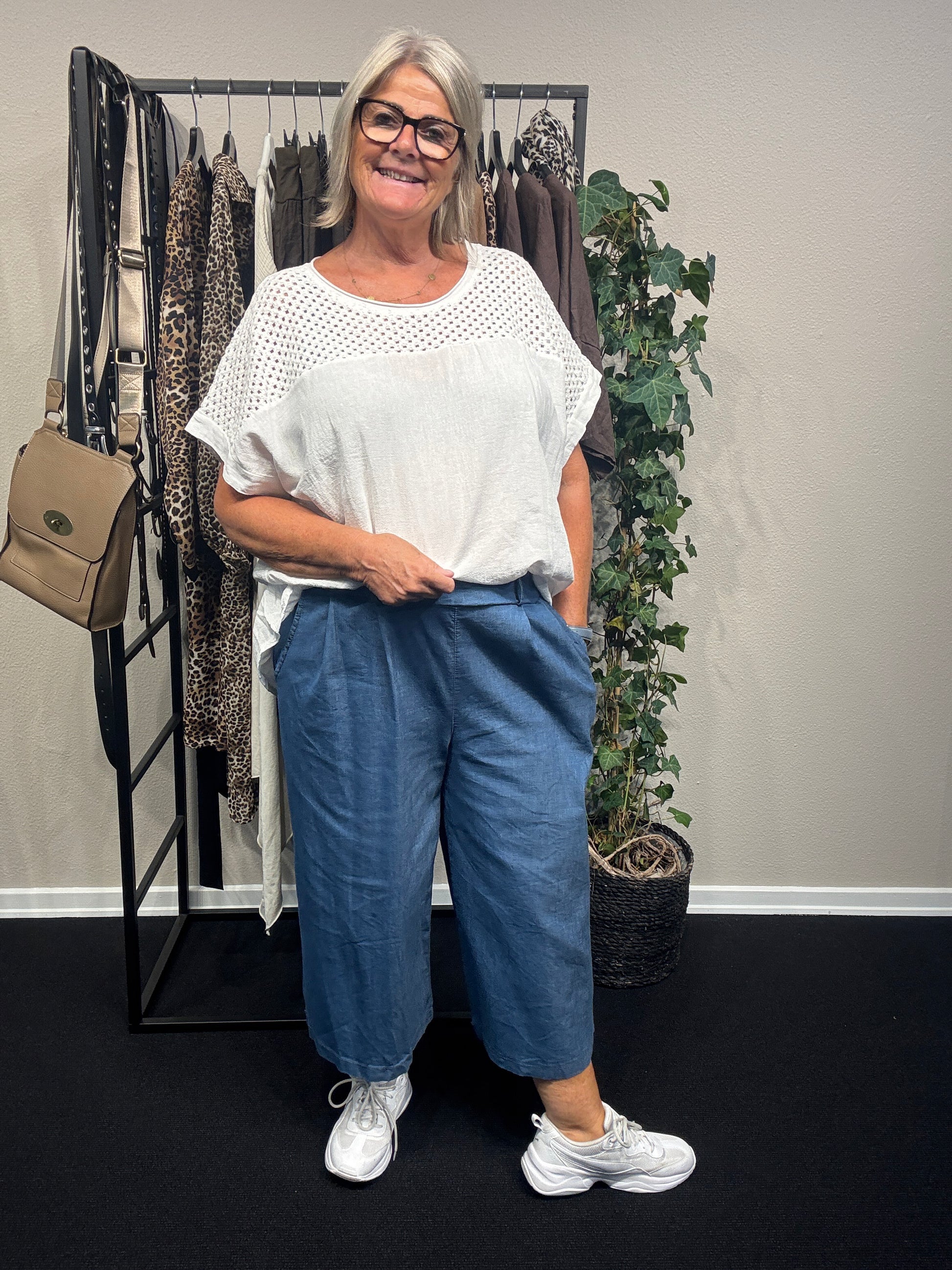 Line plussize T-shirt fra sigensgaard.dk