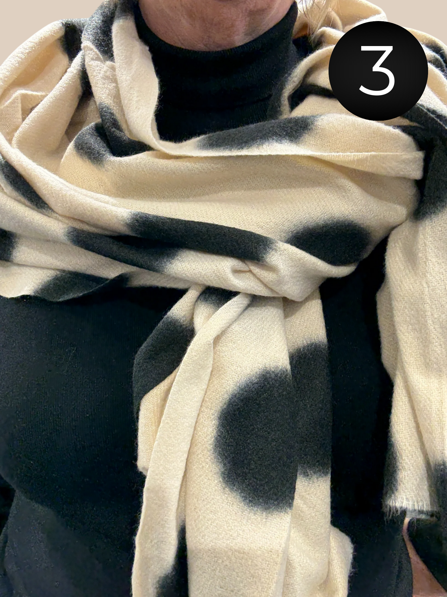 Sinka tørklæde med uld men stadig lækker og blødt som ikke kradser.