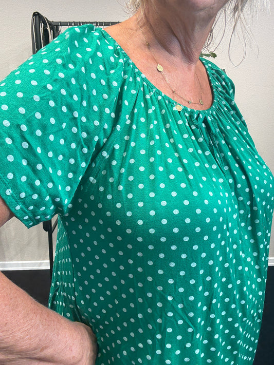 Prik tshirt i grøn fra sigensgaard.dk
