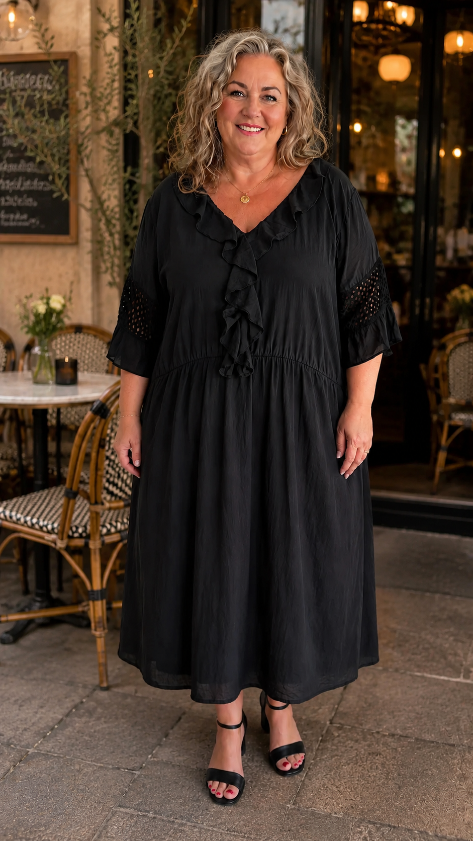 Rosella Kjolen er den perfekte kombination af feminin elegance og komfort. Kjolen har et smukt og flatterende snit, der falder flot om kroppen og giver et stilfuldt look til både hverdag og fest. Det lette materiale gør den behagelig at have på hele dagen, mens de fine detaljer tilfører et eksklusivt udtryk.

Den alsidige pasform gør Rosella Kjolen nem at style med både sneakers, sandaler eller hæle – alt efter anledning. Brug den til sommerens arrangementer, på kontoret eller til en hyggelig middag.