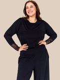 Stella 24 er en T-shirt hvor der er blonde forneden af ærme,så perfekt under en strik så man kan hive ærme op og se den flotte blonde,størrelse går op til str.58