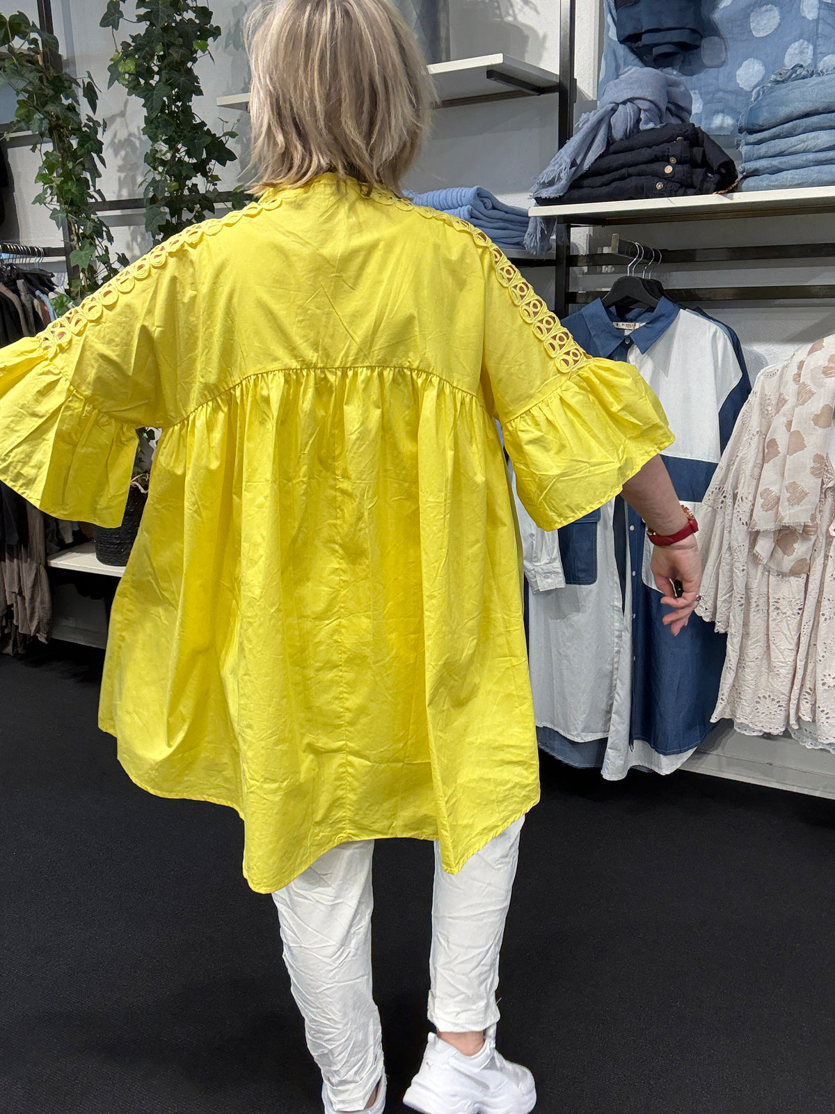 Thea bomulds tunika til pluspiger