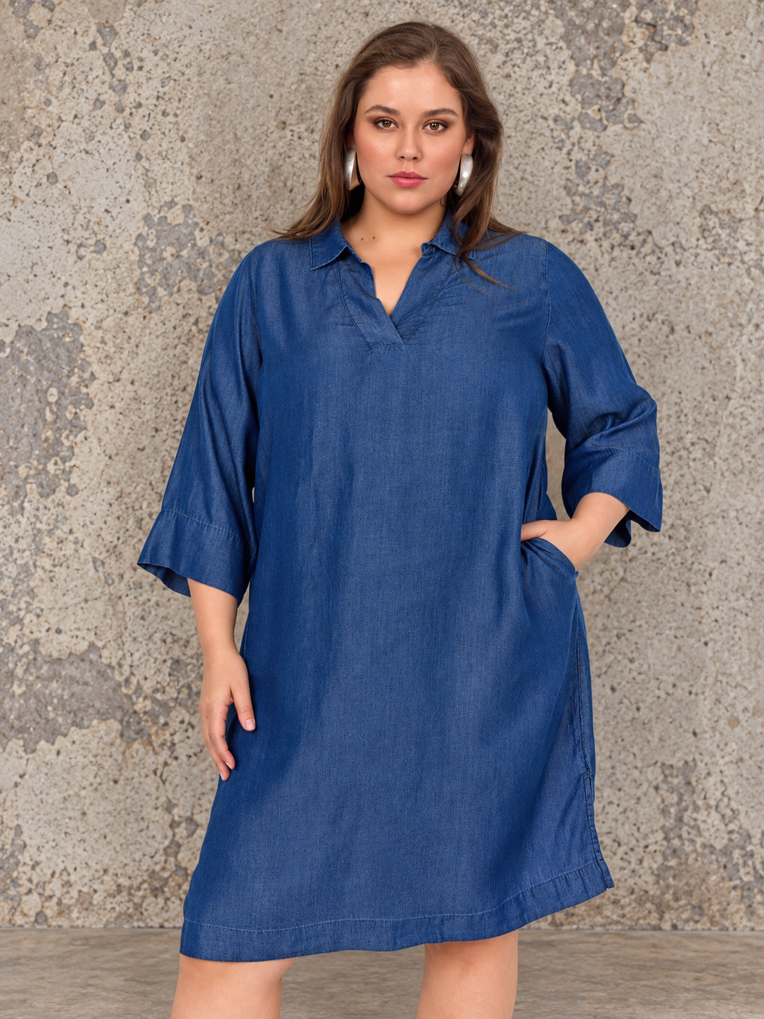 Wasabi - Flora 5 plussize tunika