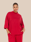 Lækker plus size t-shirt i den velkendte sabina kvalitet fra Wasabi. Denne er god til plus pigen som ønsker en anderledes, men simpel, t-shirt. 