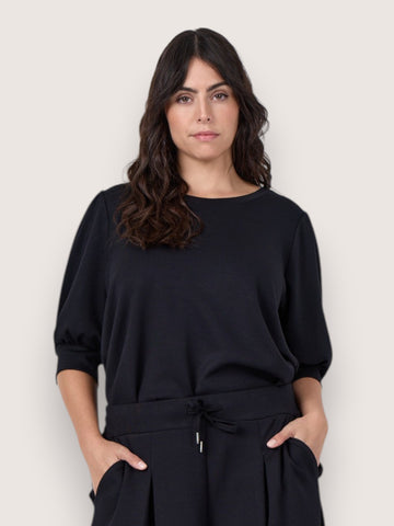 Lækker plus size bluse i den smørbløde Sabina kvalitet fra Wasabi. Det er den der passer til de kendte Sabina 2 bukser.