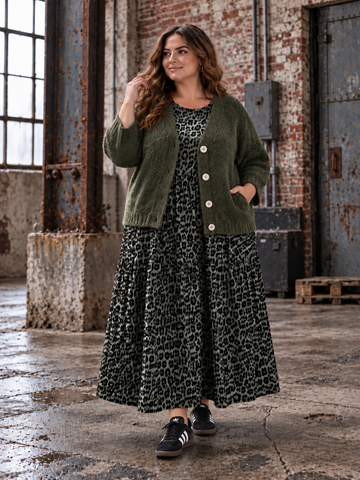 Lolli kjolen (Leopard) Plussize