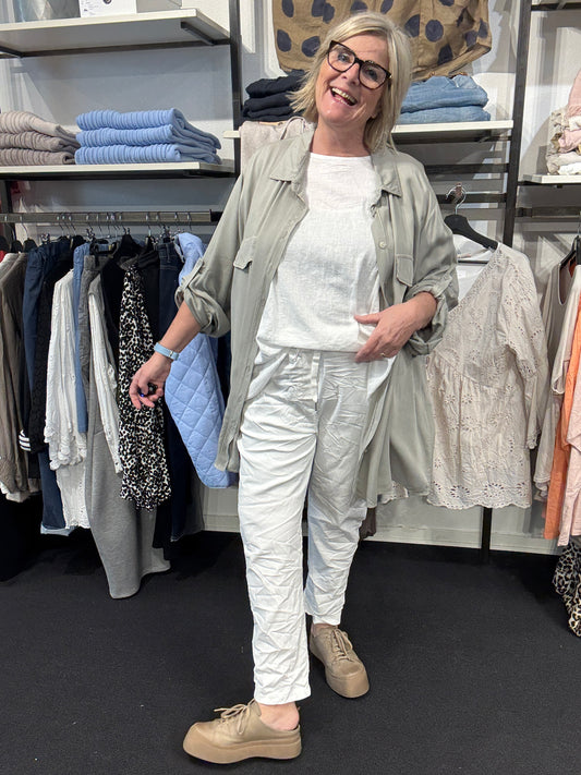 plussize mode fra sigensgaard inge skjorte skjorte i kalk mart tøj til store piger