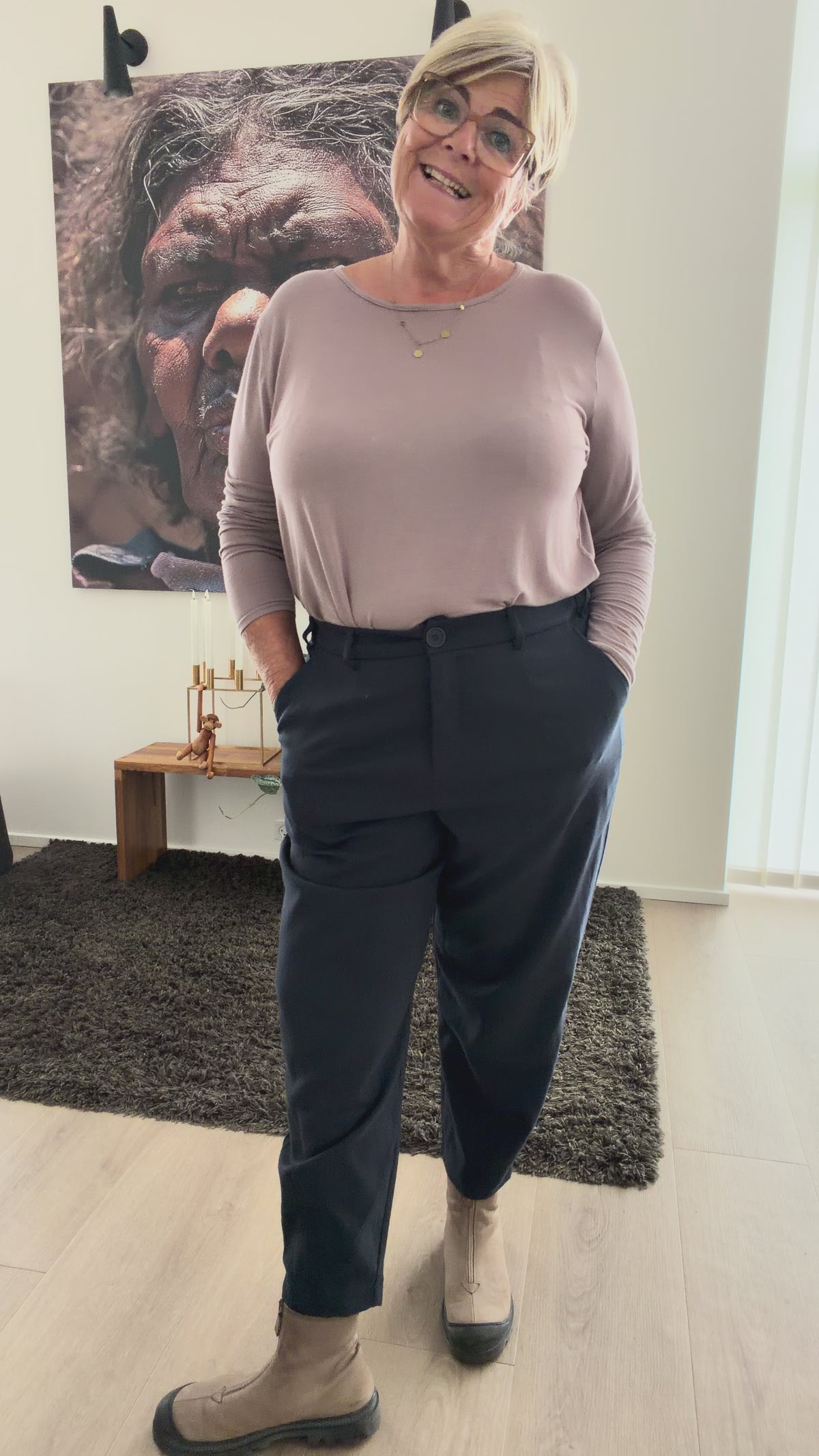 Kaffe Curve - Merla plussize bukser