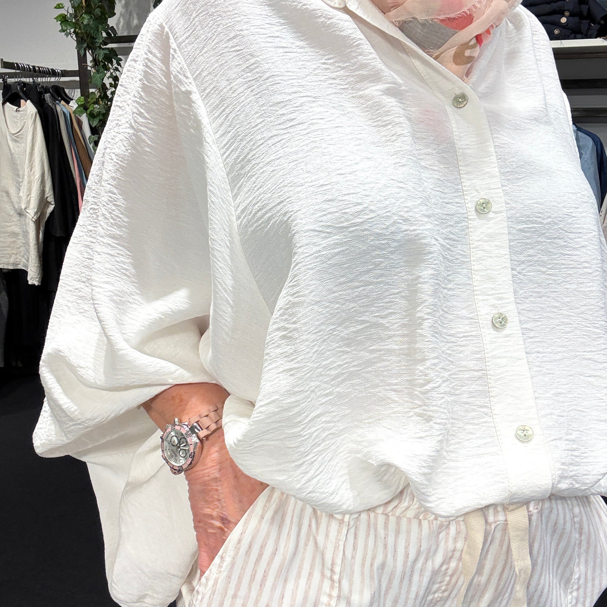 plussize buks i rosa augusta til pluspigen strib